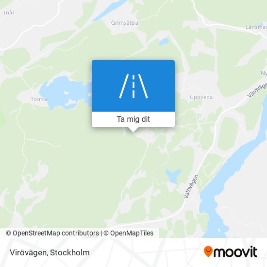 Virövägen karta