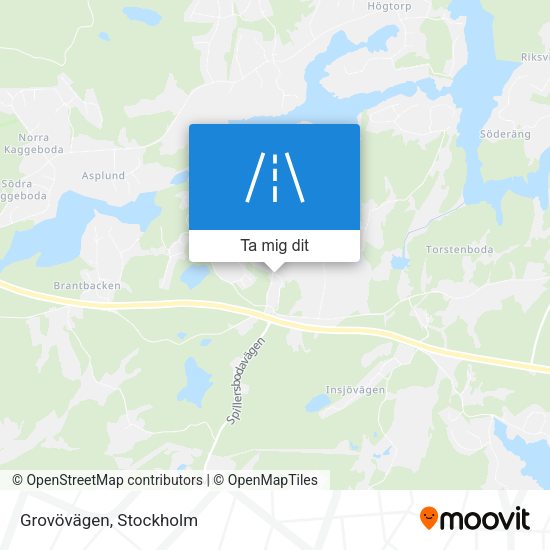 Grovövägen karta