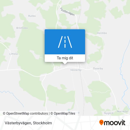 Västerbyvägen karta