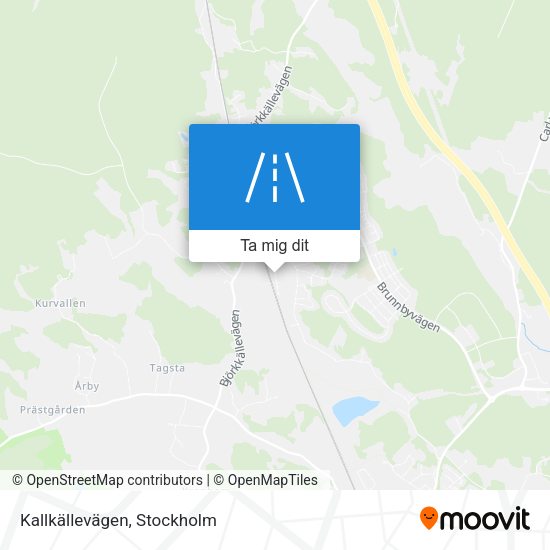 Kallkällevägen karta