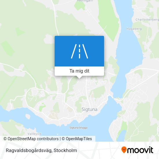 Ragvaldsbogårdsväg karta