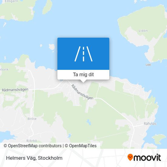 Helmers Väg karta