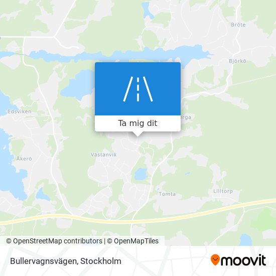 Bullervagnsvägen karta