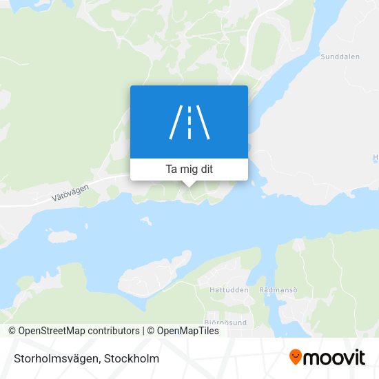 Storholmsvägen karta