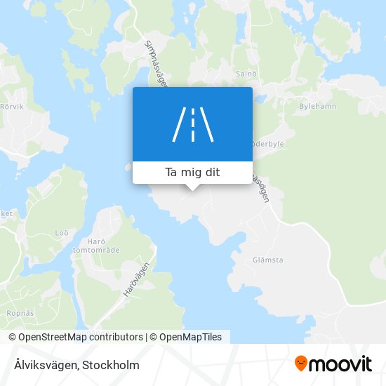 Ålviksvägen karta