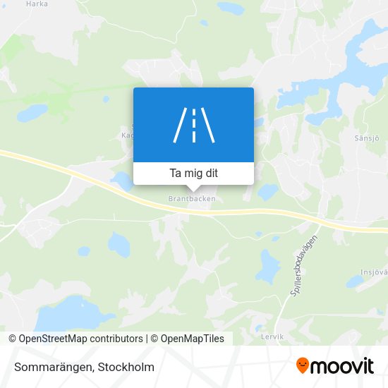 Sommarängen karta
