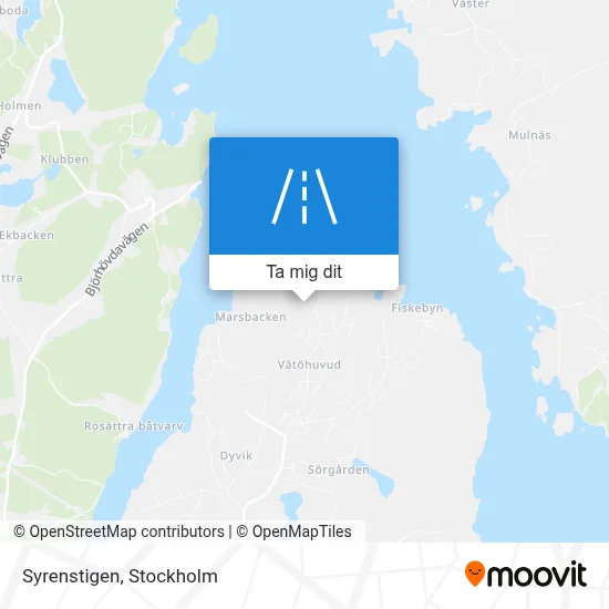 Syrenstigen karta
