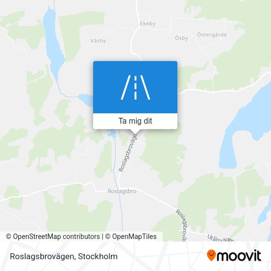 Roslagsbrovägen karta