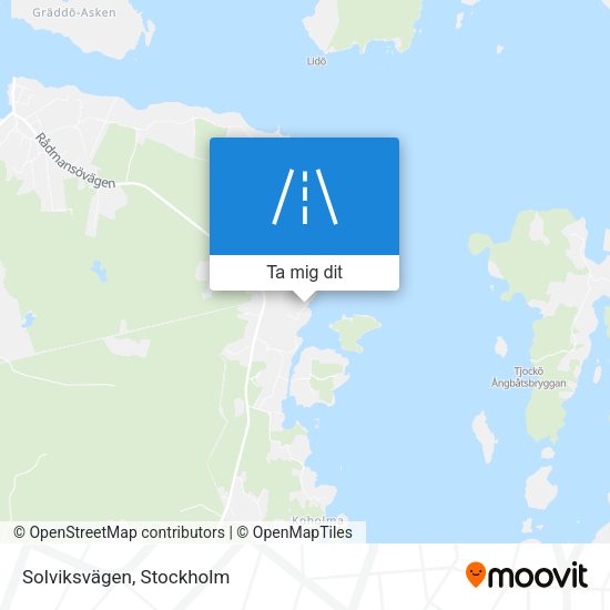 Solviksvägen karta