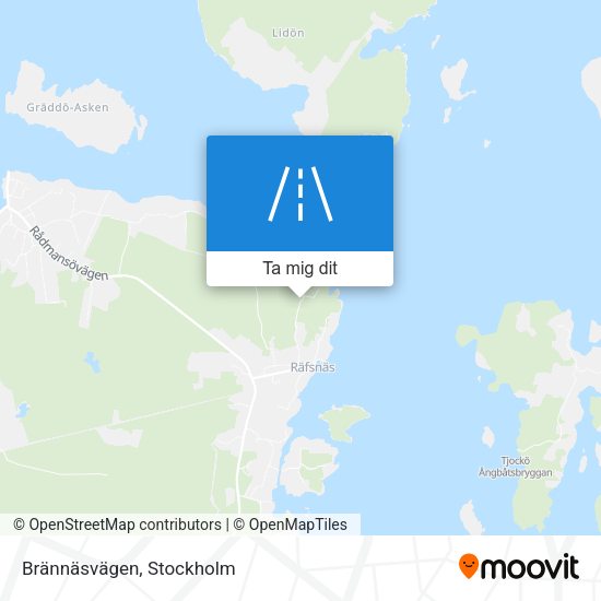 Brännäsvägen karta