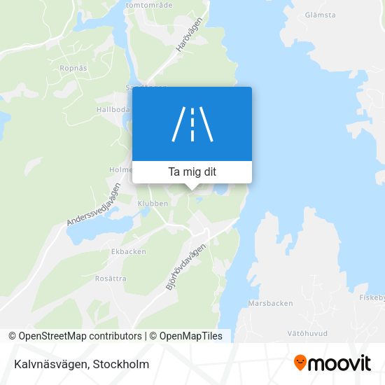 Kalvnäsvägen karta