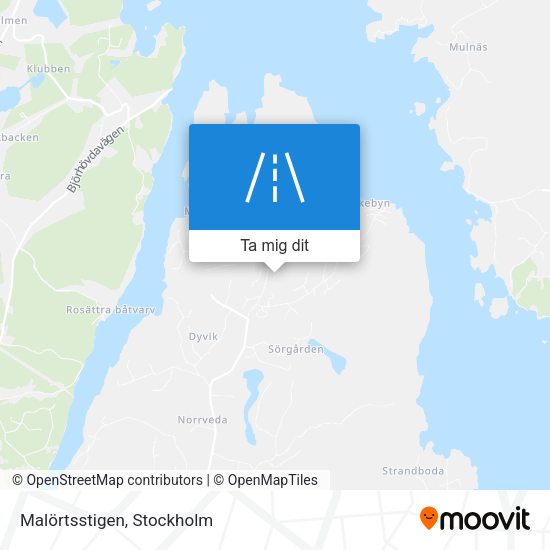 Malörtsstigen karta