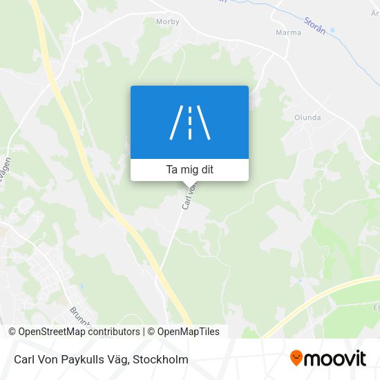 Carl Von Paykulls Väg karta