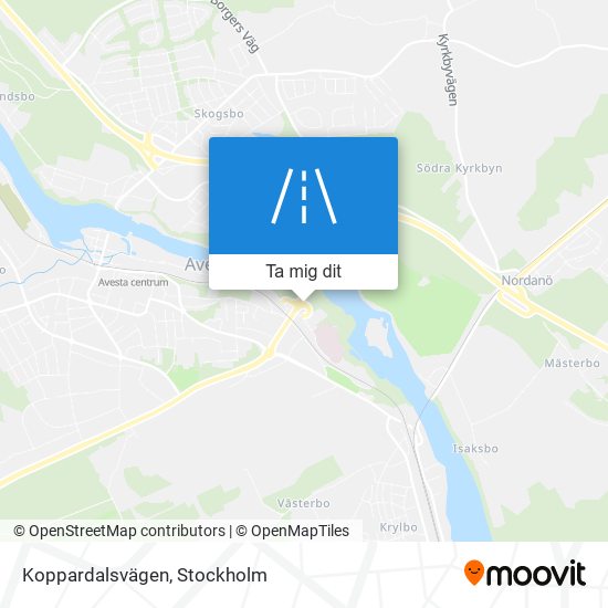 Koppardalsvägen karta