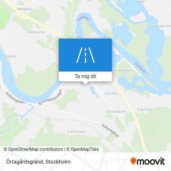 Örtagårdsgränd karta