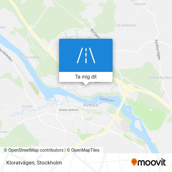 Kloratvägen karta