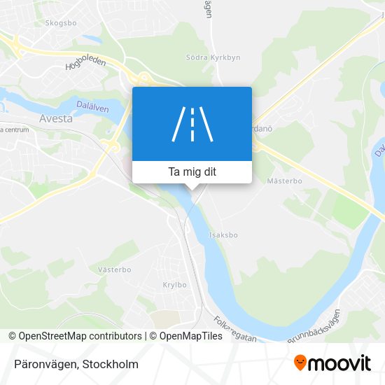 Päronvägen karta