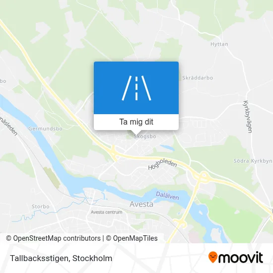 Tallbacksstigen karta