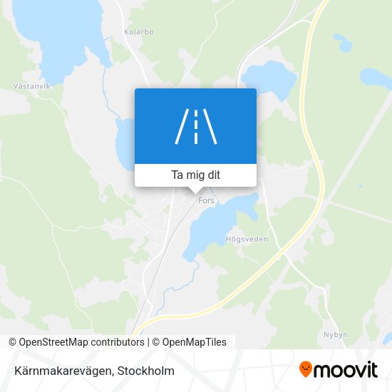 Kärnmakarevägen karta