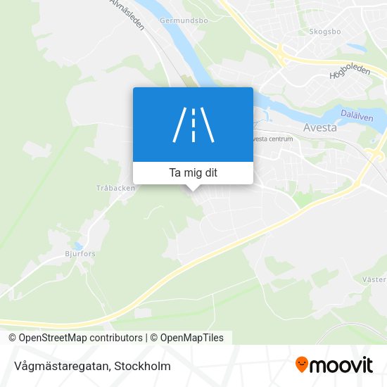 Vågmästaregatan karta