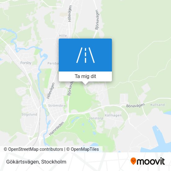 Gökärtsvägen karta