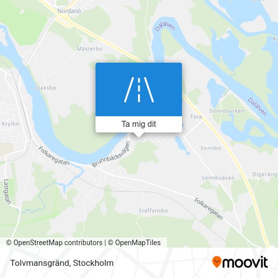 Tolvmansgränd karta