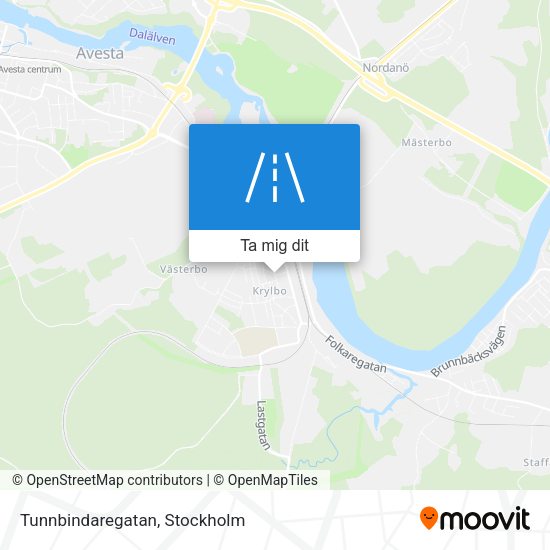 Tunnbindaregatan karta