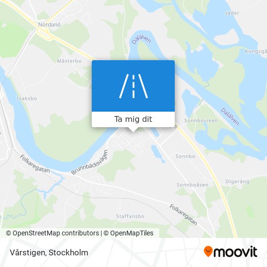 Vårstigen karta