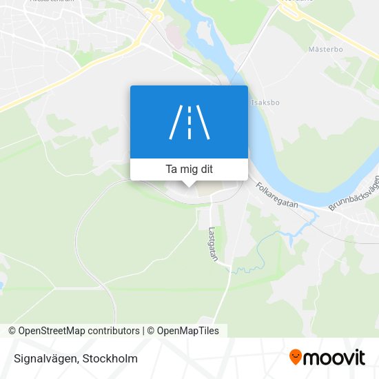 Signalvägen karta