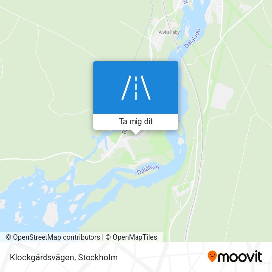 Klockgärdsvägen karta