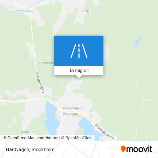 Härdvägen karta