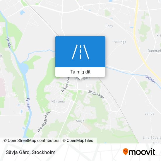 Sävja Gård karta
