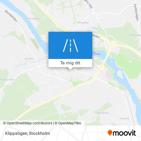 Klippstigen karta