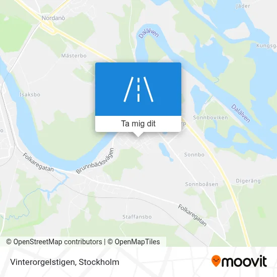 Vinterorgelstigen karta