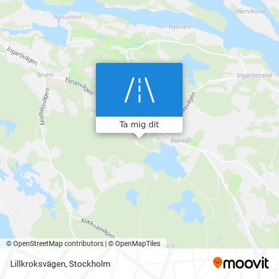 Lillkroksvägen karta