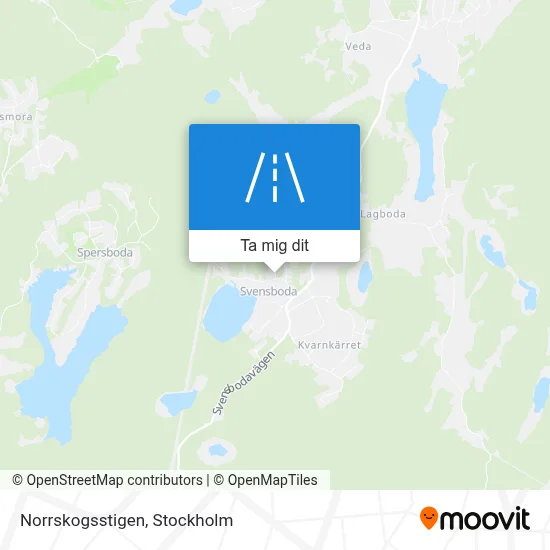 Norrskogsstigen karta