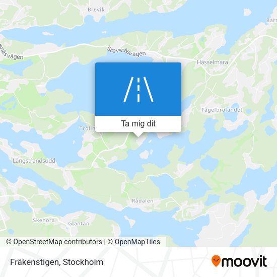 Fräkenstigen karta