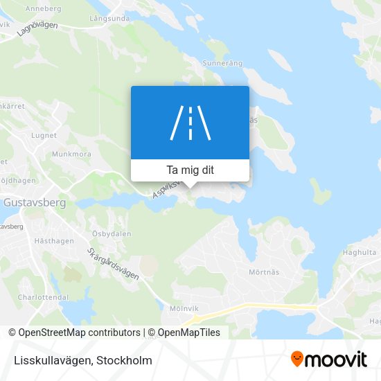 Lisskullavägen karta