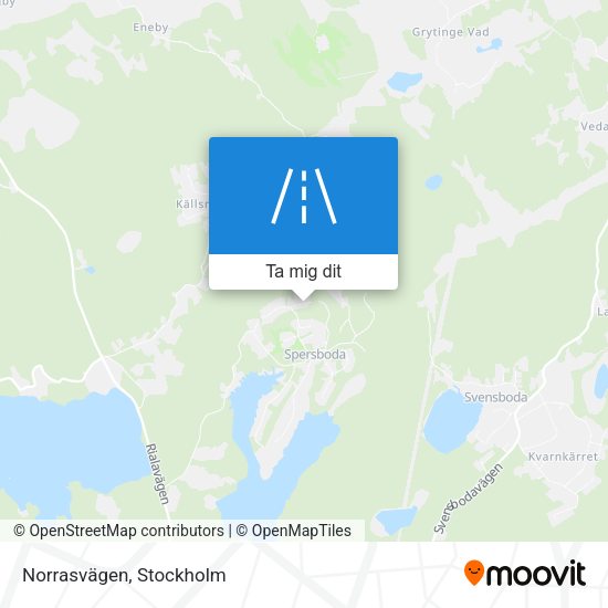 Norrasvägen karta
