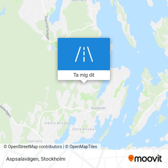 Aspsalavägen karta