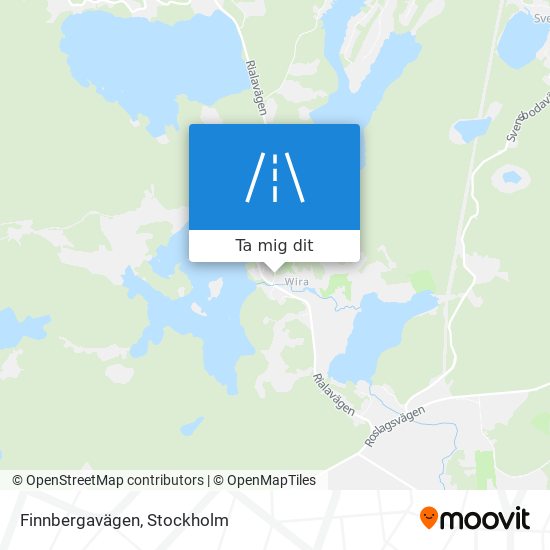 Finnbergavägen karta