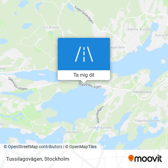 Tussilagovägen karta