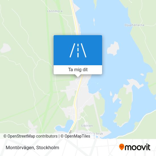Montörvägen karta