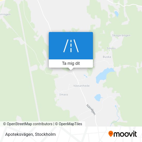 Apoteksvägen karta