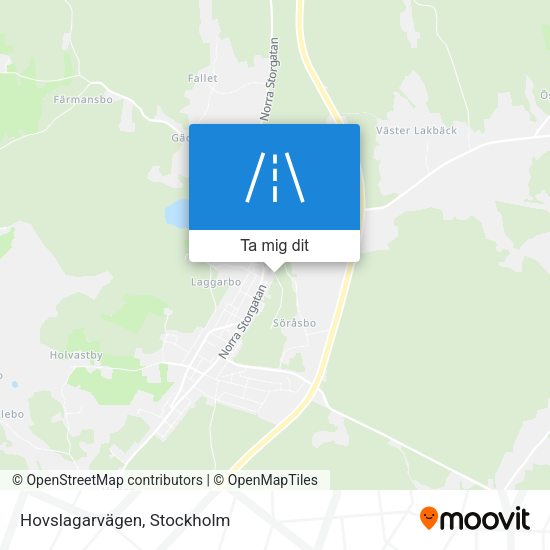 Hovslagarvägen karta