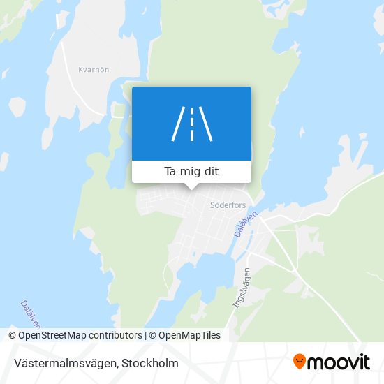 Västermalmsvägen karta