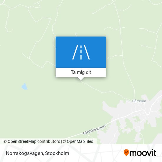 Norrskogsvägen karta