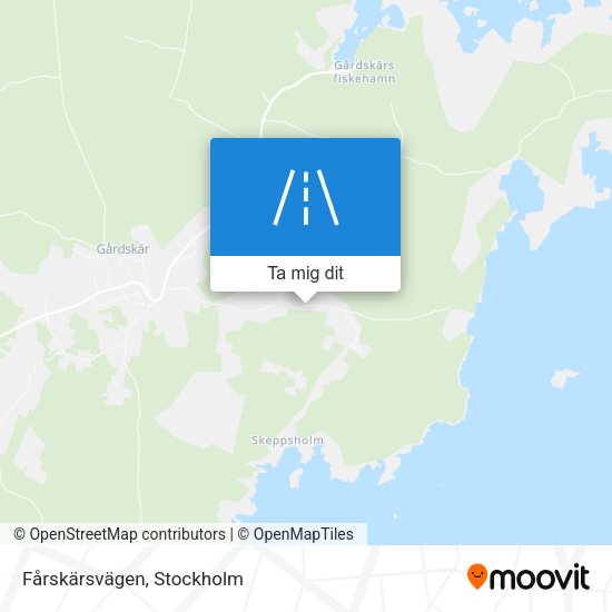 Fårskärsvägen karta