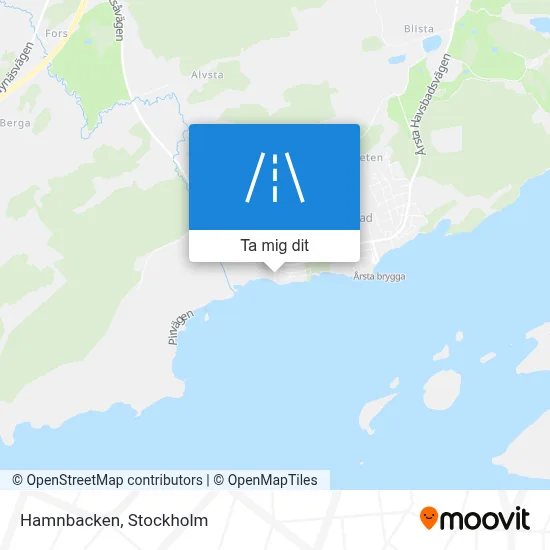 Hamnbacken karta