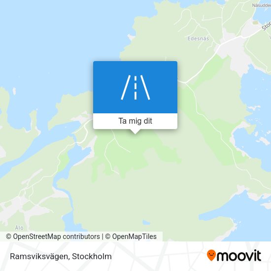Ramsviksvägen karta